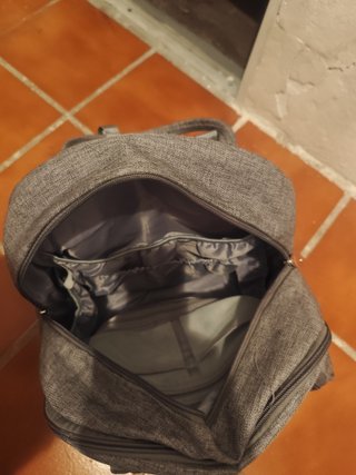 Mochila Cambiador para Bebé Gris