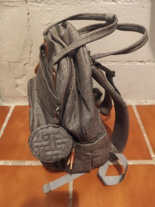 Mochila Cambiador para Bebé Gris