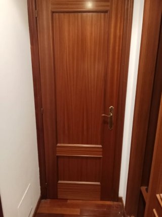 Se venden dos puertas de madera sapelli