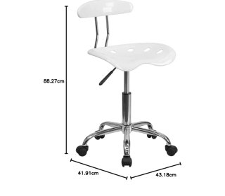 Silla de oficina giratoria Flash Furniture