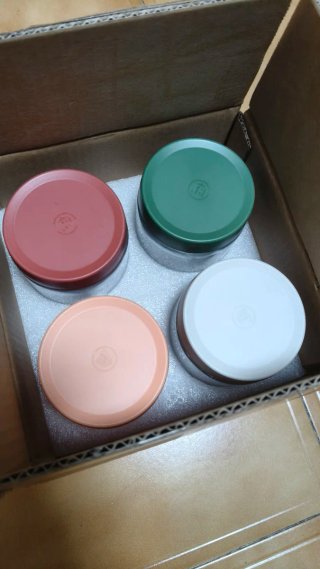 Set de 4 Tarros de Cristal