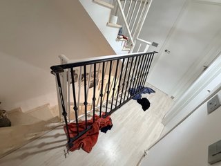 Barandilla de escalera metálica