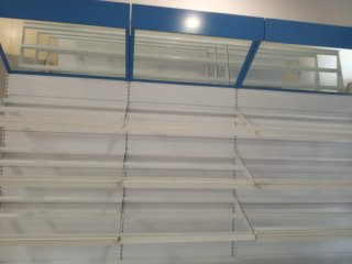 Estantería Frutería Blanca y Azul