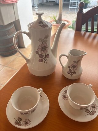 Juego de café vintage Tú y Yo