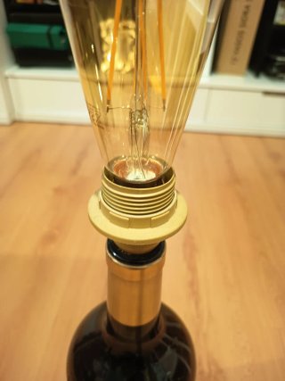 Lámpara Botella de Vino Cune