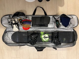 Tabla de Snow 160cm con Fijaciones Ride