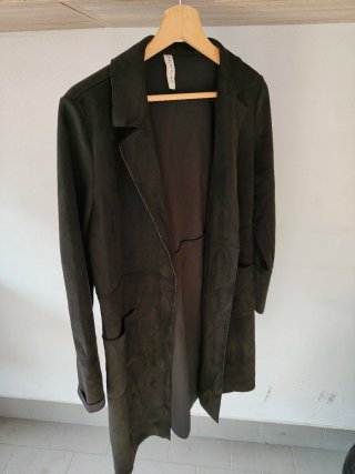Spolverino trench nero
