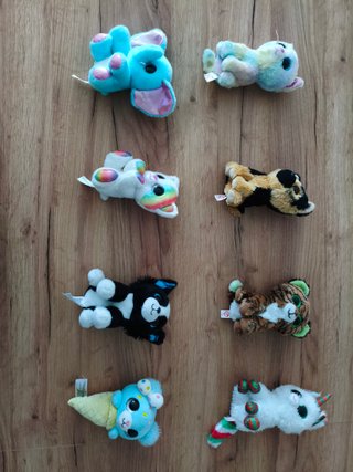 Lote 8 Peluches Ty Beanie Boos e Zuru Coco Cones