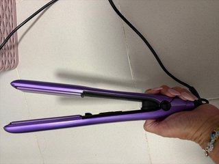 Plancha de pelo profesional cerámica morada