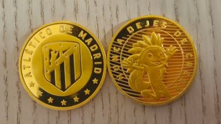Moneda/Medalla de coleccion de Atlético de Madrid
