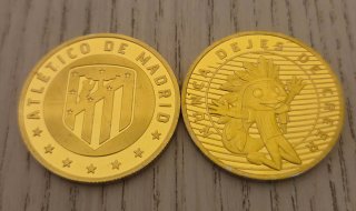 Moneda/Medalla de coleccion de Atlético de Madrid