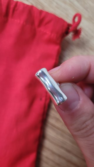 Pendientes Uno de 50 Plata