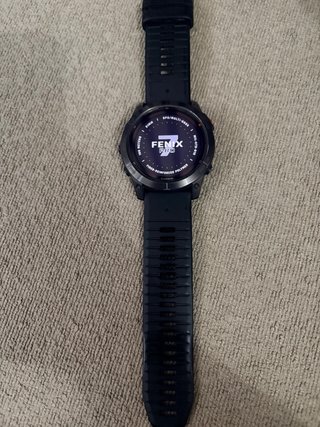 Garmin Fenix 7X Pro Solar Negro/Rojo
