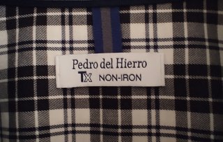 CAMISA PEDRO DEL HIERRO TX NON IRON T. XXL NEGRA A