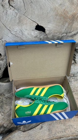 Zapatillas Adidas Tokyo Verde y Amarillo Talla 38