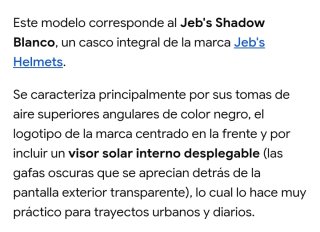 Casco de Moto JEB'S Blanco