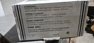 Parrilla de piedra para mesa