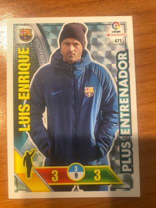 Cromo Adrenalyn Luis Enrique 2016/17
