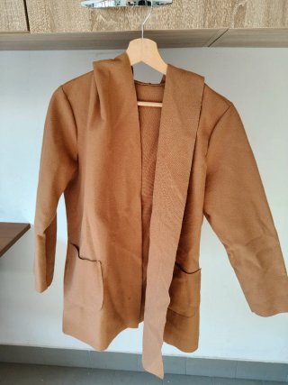 Trench spolverino donna marrone