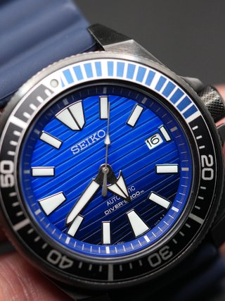 Seiko Samurai Save The Ocean Azul