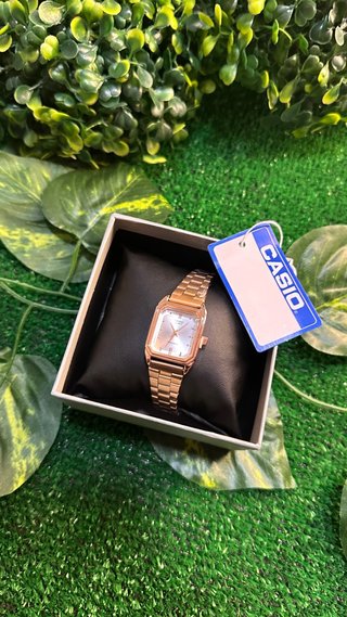 Reloj Casio Dorado Rosado