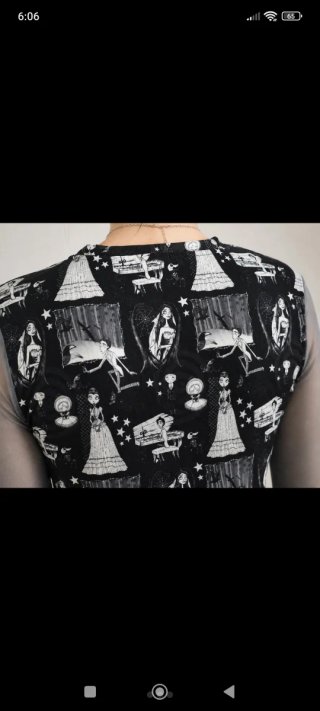 Camiseta Crop-Top The Corpse Bride