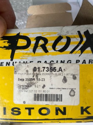 Pistón ProX para Beta RR 350 (87,96mm) (15/26)
