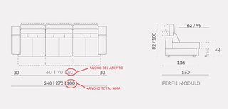Sofá Acomodel Dinamic