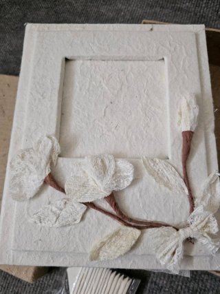 Álbum de fotos artesano con caja