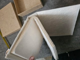 Álbum de fotos artesano con caja