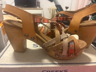 Sandalias de tacón de madera CREEKS