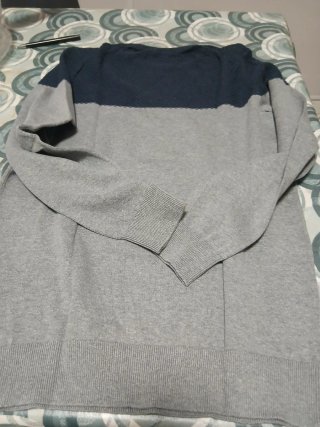 Maglia kiabi Blu e Grigia Taglia L