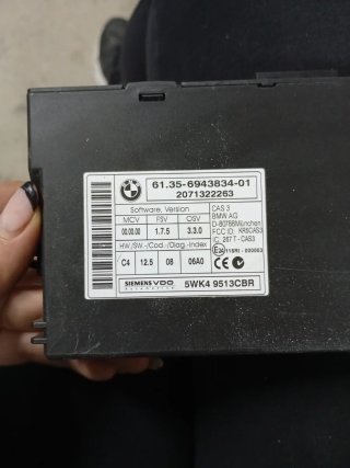 Módulo CAS 3 BMW 61.35-6943834-01