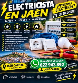 Averías eléctricas, reparaciones e instalaciones