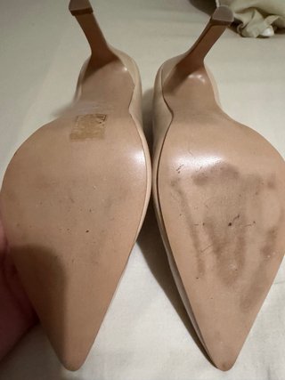 Zapatos de Piel Beige Vedi