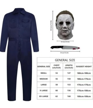 HALLOWEEN DISFRAZ MICHAEL MYERS