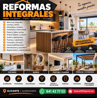 Reformas Alta Calidad presupuesto gratis