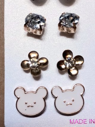 Lote de 12 pares de pendientes variados