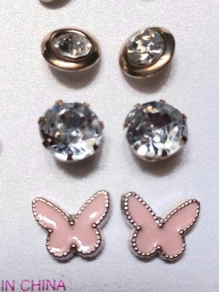 Lote de 12 pares de pendientes variados