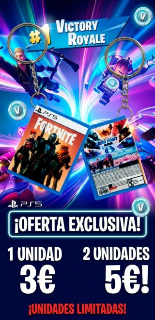 Llavero Fortnite PS5 Oferta Exclusiva