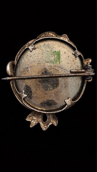 Antica spilla con ritratto gioiello 1800