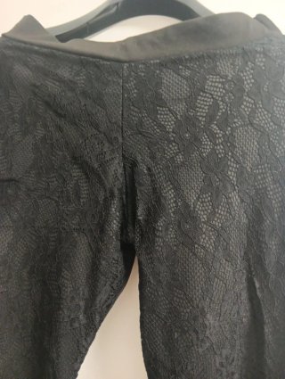 Mallas de encaje negras Calzedonia