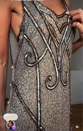 Vestido Midi Zara con Abalorios Edición Especial