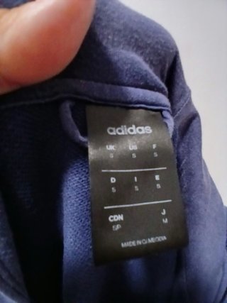 Sudadera Adidas bicolor azul y roja