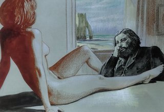 Stampa Milo Manara Courbet Collezione Artista