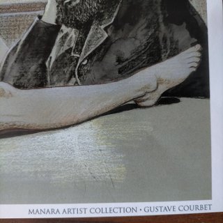Stampa Milo Manara Courbet Collezione Artista