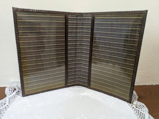 Funda de piel vintage para agenda o documentos