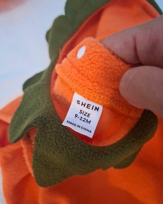 Disfraz Calabaza Bebé 9-12 meses