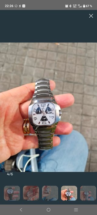 Reloj Lotus Code Plateado casi nuevo