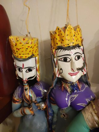 Marionetas de Rajasthan ESCUCHO OFERTAS